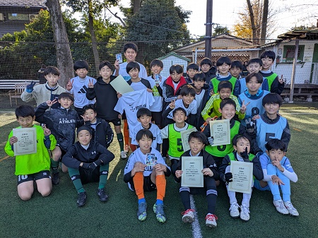 【全体写真】<BR><BR>パルカップJr.もあと少しで卒業だね!最後に優勝できるよう張り切っていこう! Highslide JS