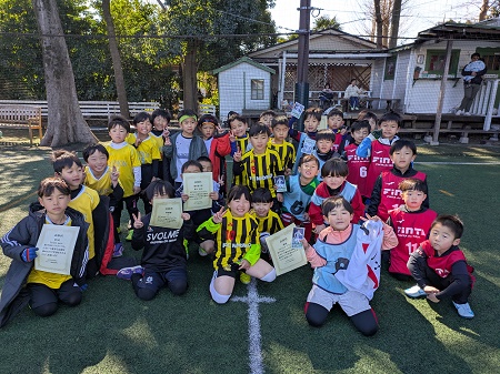 【全体写真】<BR><BR>みんなもうすぐ小学生だね!身体が強くなって、サッカーもどんどんうまくなってるよ! Highslide JS