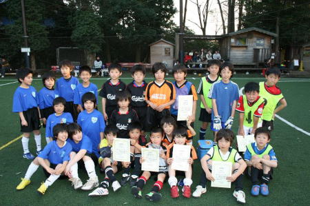 【全体写真】<BR><BR>春休みもたくさんサッカー練習しようね! Highslide JS