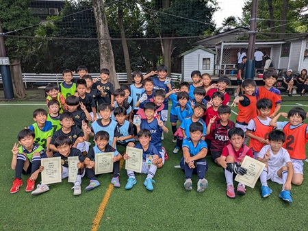 【全体写真】<BR><BR>今日も楽しく、熱く、サッカーやりきったね! Highslide JS