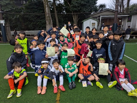 【全体写真】<BR><BR>もうすぐ春休みだね!コツコツ練習続けることが試合に勝つコツだからがんばっていこう! Highslide JS